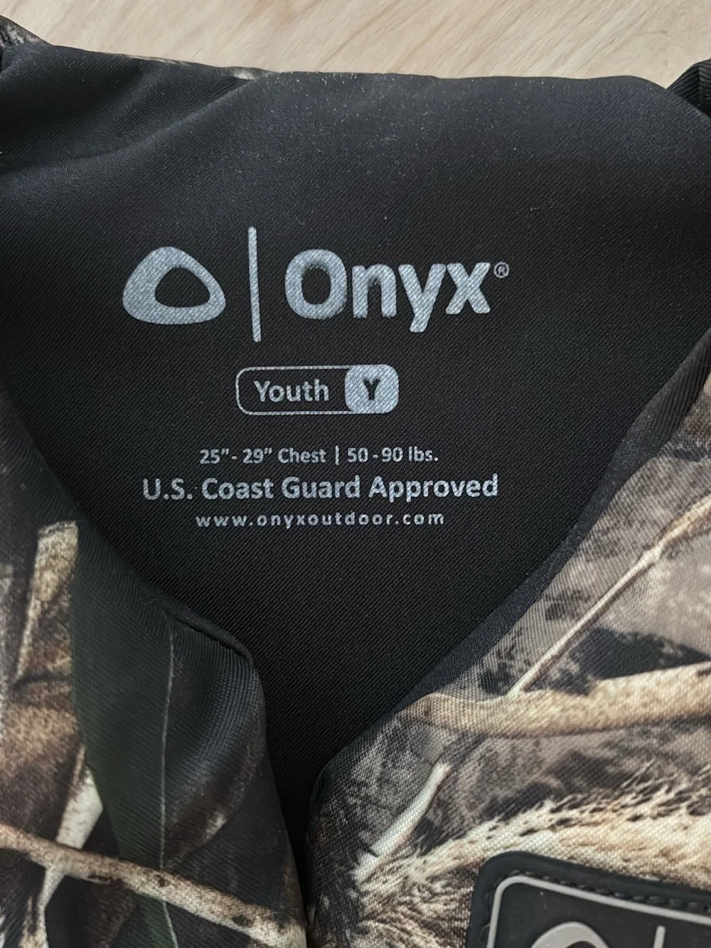 Onyx Men's Camouflage Life Vest - Brown Camo